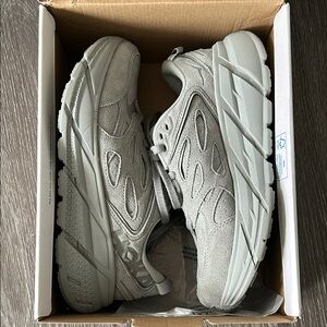 HOKA Clifton L Suede Sneakers